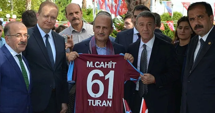 Trabzonspor’da bayramlaşma töreni