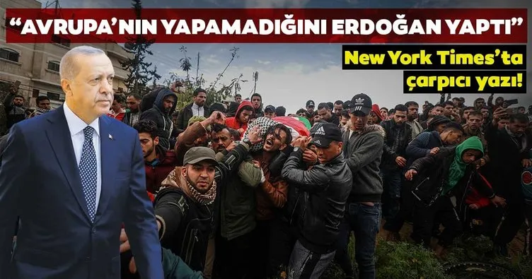 Avrupa’nın yapamadığını Erdoğan yaptı