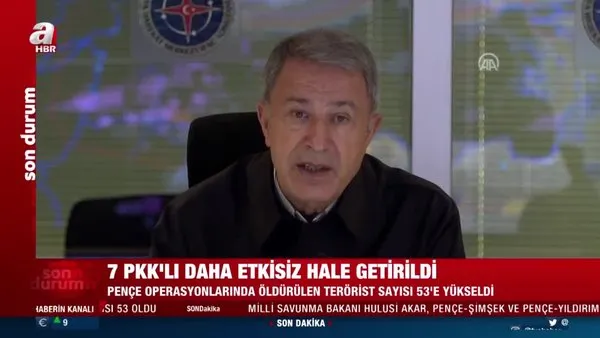 SON DAKİKA: Milli Savunma Bakanı Hulusi Akar PKK'lı teröristlerden  ele geçirilen silah sistemlerini açıkladı