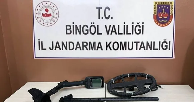 Bingöl’de arazide define arayan şahıs yakalandı