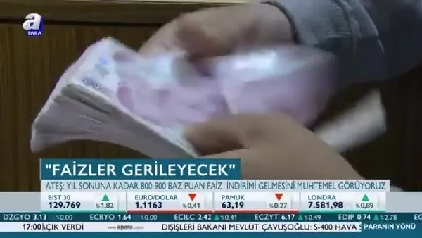 Faizler gerileyecek