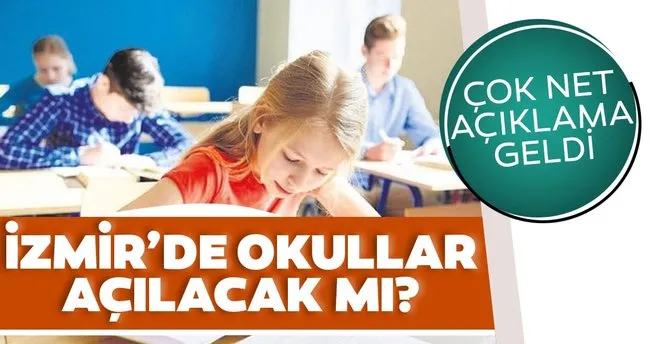 Son Dakika Depremin Vurdugu Izmir De Okullar Acilacak Mi Il Milli Egitim Muduru Nden Cok Net Aciklama Son Dakika Haberler