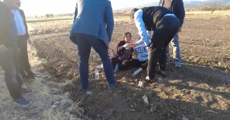 Kazazede aileye Zeybekci yardım etti