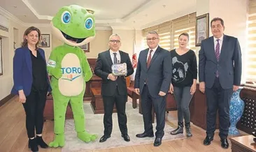 ‘TORO’ maskotu Vali Şimşek’i ziyaret etti