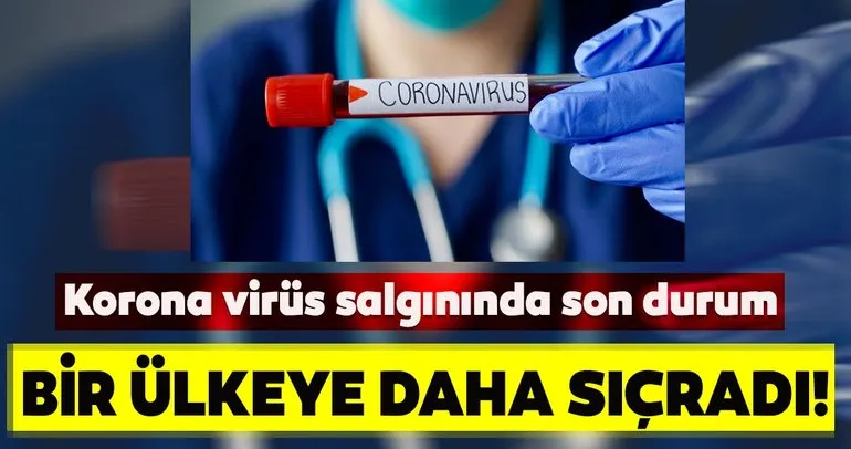 Koronavirüs salgını hakkında son dakika haberi: Corona virüs bir ülkeye daha sıçradı! Salgın giderek yayılıyor!