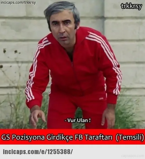 Galatasaray - Beşiktaş maçı caps’leri
