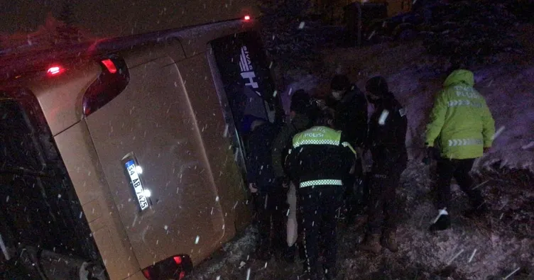 Kırıkkale’de otobüs kazası: 1 ölü 2 yaralı