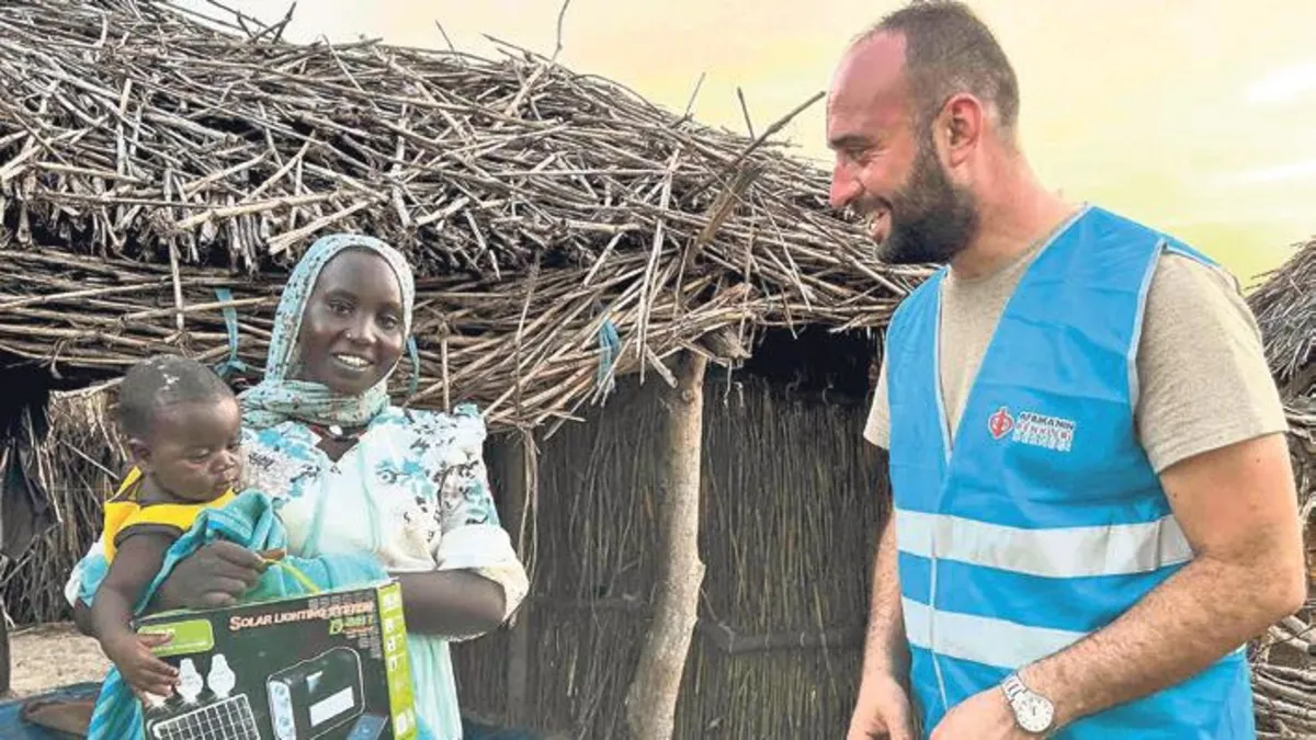 Afrika'nın ışığı Türk yardımseverlerden
