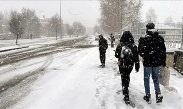 Ardahan'da eğitime kar engeli #ardahan