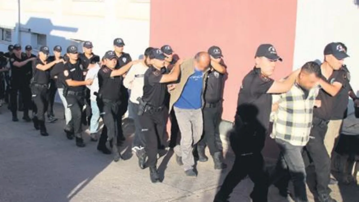 Bayğaralara 96 tutuklama