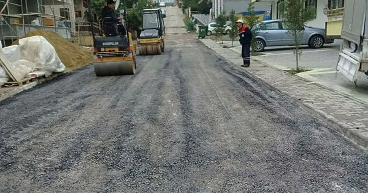 Çamlıtepe’nin cadde ve sokaklarına asfalt döküldü