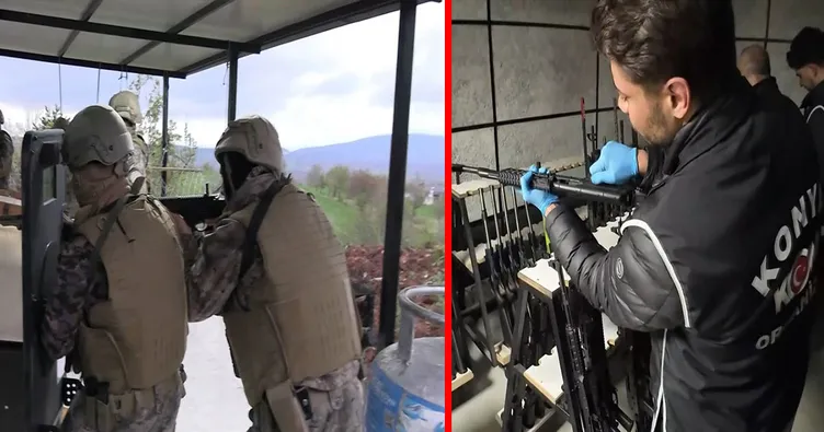 Konya’da dev silah kaçakçılığı operasyonu: 3 tutuklama!