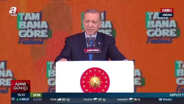 Başkan Erdoğan'dan gençlik festivalinde önemli açıklamalar: 