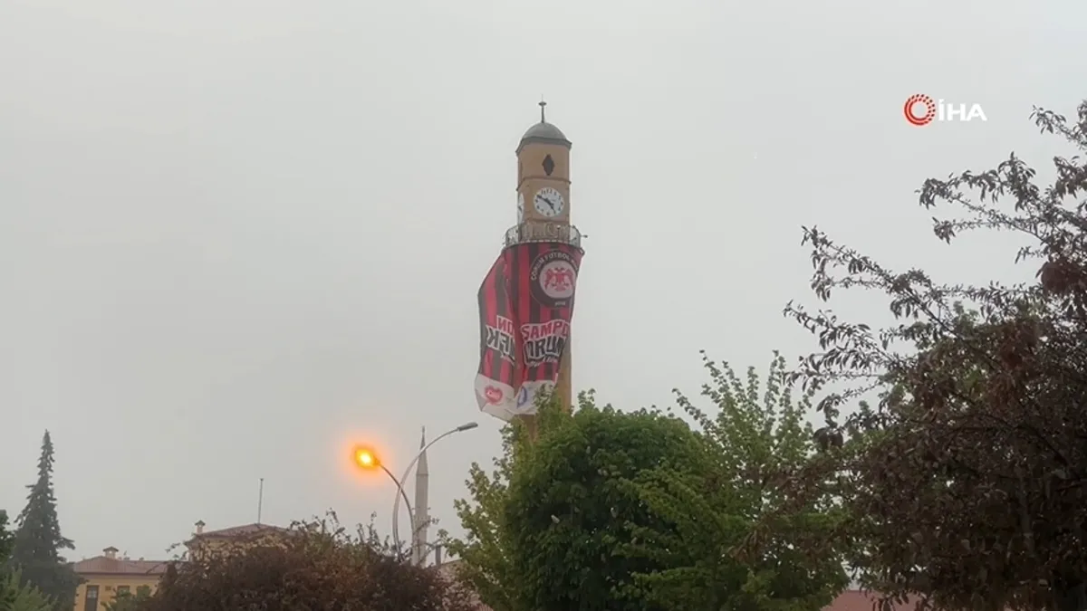 Çorum’da sağanak yağış etkili oldu