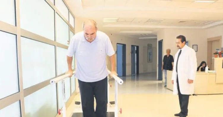 Omurilik piliyle ilk adımı attı