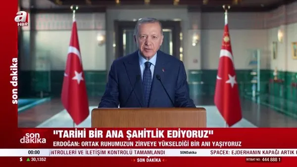 Son dakika: Başkan Erdoğan'dan 