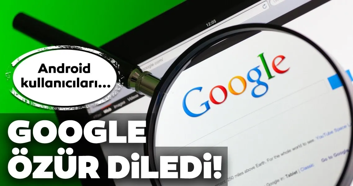 google ozur diledi android