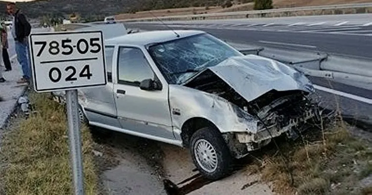 Çorum’da trafik kazası: 1 yaralı
