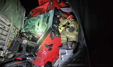 TIR’a arkadan çarptı hayatını kaybetti