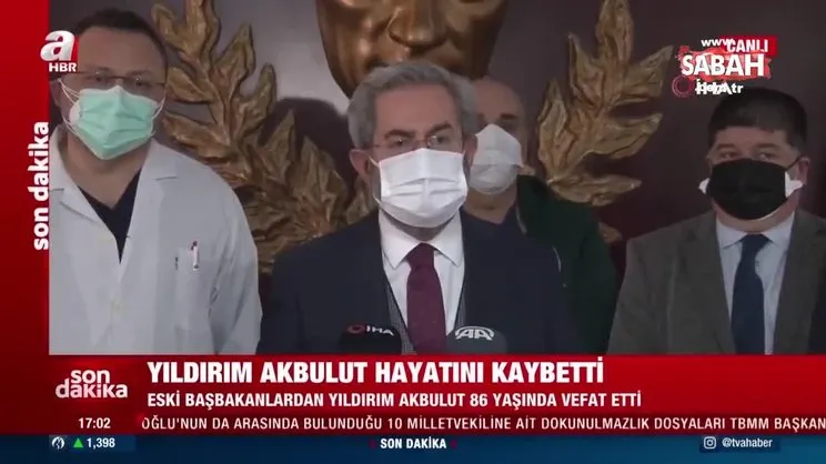 SON DAKİKA: Eski Başbakan Yıldırım Akbulut hayatını kaybetti! | Video