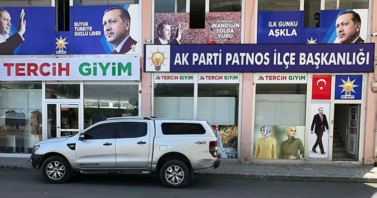 AK Parti ilçe binasına molotoflu saldırı