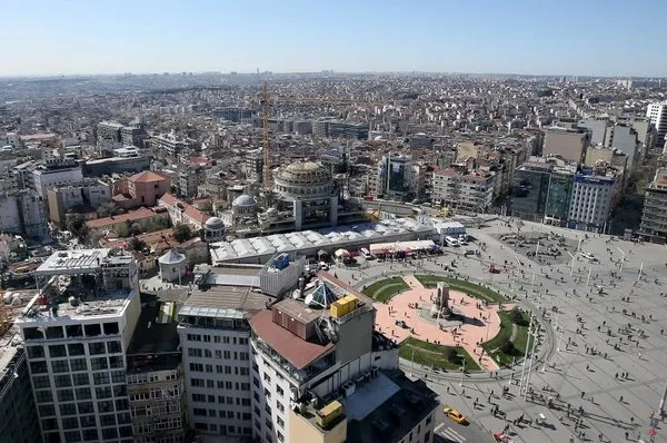 Taksim'e yapılan caminin yüzde 90'ı tamamlandı