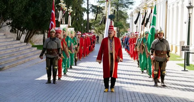 Yıldız Sarayı’nda mehteran coşkusu yaşandı