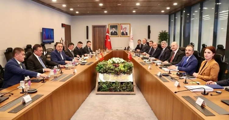 İçişleri Bakanı Süleyman Soylu, Kırgız mevkidaşı Niyazbekov ile bir araya geldi