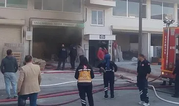 Dörtyol’da iş yeri yangını! İtfaiye ekipleri alevleri kontrol altına aldı #hatay
