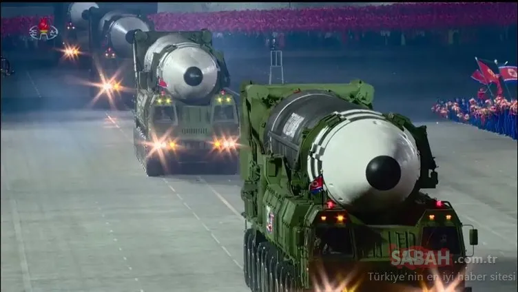 Son dakika: Kuzey Kore’den gövde gösterisi! Füzeler görücüye çıktı