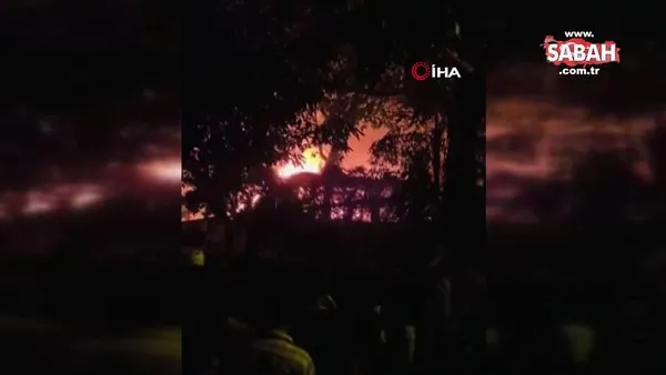 Sri Lanka'da protestocular Başbakan Wickremesinghe'nin evini ateşe verdi | Video
