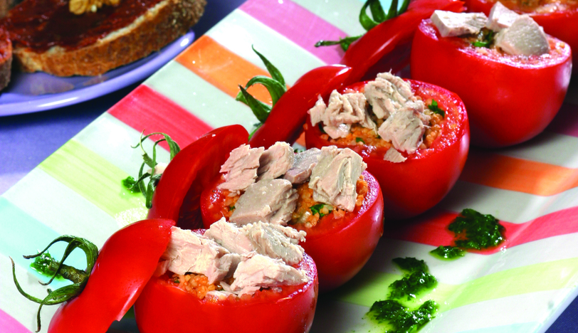 Domates Yatağında Ton Balıklı Kısır