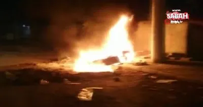 Mardin’de kaçak elektriği önleyen panoları kırıp yaktılar