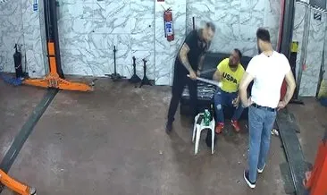 Yer Sakarya: Oto tamircide dehşet dolu anlar! Levye ile dövdü! #sakarya