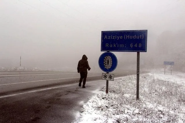 Türkiye'nin birçok kentine yılın ilk karı yağdı