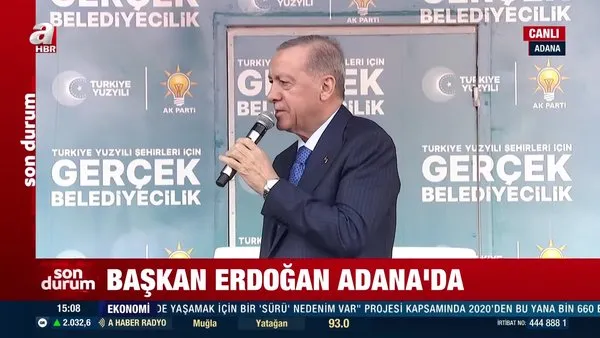 Başkan Erdoğan'dan Adana'da önemli açıklamalar | Video