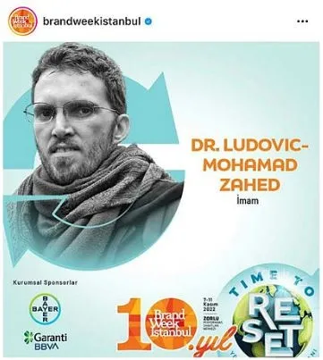 Eşcinsel sözde imam Ludovic-Mohamed Zahed'in İstanbul'daki konuşması iptal edildi