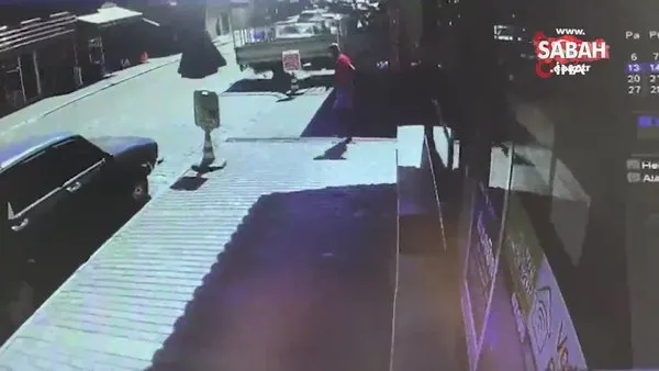 Tartıştığı kardeşinin dükkanına kamyonetle girdi | Video