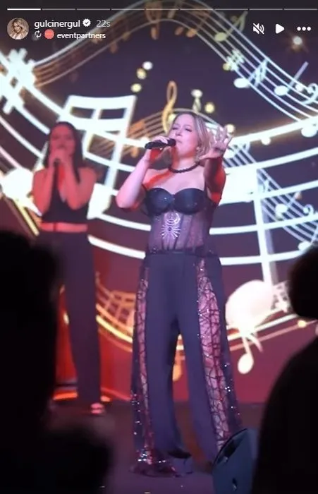 Fazla kilolarıyla başı dertte olan Gülçin Ergül kıyafet seçimi ile alay konusu oldu! Bu dekolteye gerek var mıydı?