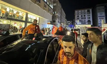 Şanlıurfa’da Galatasaray taraftarları kutlama yaptı