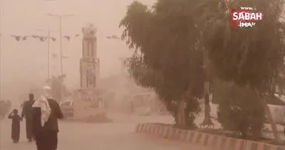 Pakistan’da kum fırtınası: Gökyüzü turuncuya boyandı | Video