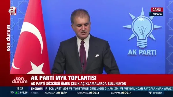 Son dakika haberi | AK Parti Sözcüsü Çelik'ten MYK sonrası önemli açıklamalar | Video