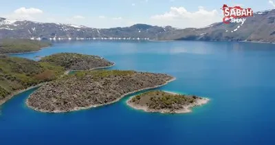 Nemrut Krater Gölü ve Kalderası ziyaretçi akınına uğruyor | Video