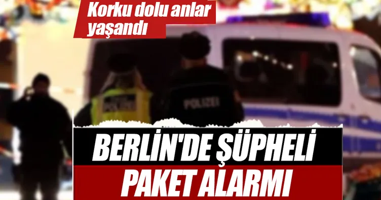 Berlin’de şüpheli paket alarmı
