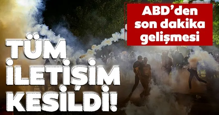 ABD'de son dakika gelişmesi! ABD'de kaos büyüyor| Tüm iletişim kesildi!