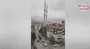 Çankırı’da şiddetli rüzgar minareyi yıktı! | Video