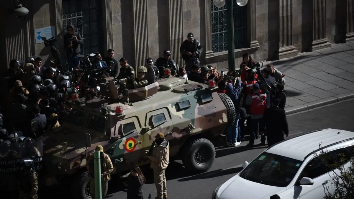 Bolivya'da darbe girişimi! Ordu sokağa indi: Devlet Başkanından ilk açıklama