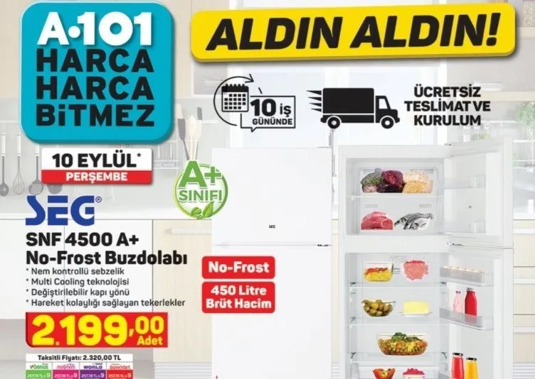 Seg Snf 4500 Beyaz Nofrost Buzdolabi Indirimde Market