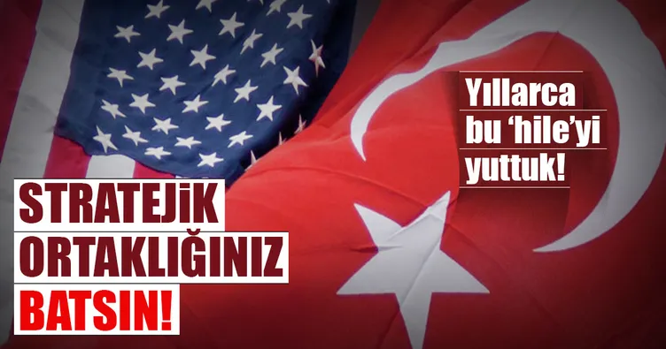 Bu mu stratejik ortaklık? Yok öyle şey!