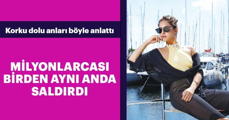 Yağmur Ünal: Milyonlarca arı saldırdı